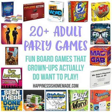 fun group board games for adults